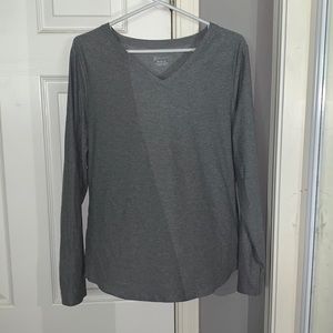 V neck long sleeve